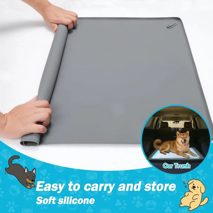 Pet Diaper Pad Tray Stand, Dog Incontinence Training Mat, Potty Training Pad, Easy Clean, Floor Protection, Suitable for Puppies and Small Dogs