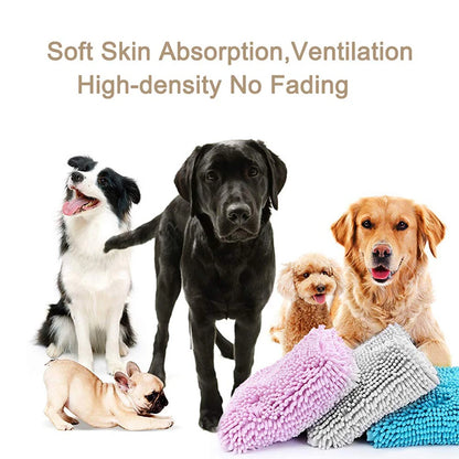 Benepaw Super Absorbent Dog Towel Quick Drying Soft Thick Safe Breathable Puppy Pet Bath Towel for Small Medium Large Dogs Cats